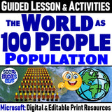 What if the World had 100 People Compare Continents Social Studies Stuff Lesson Resources