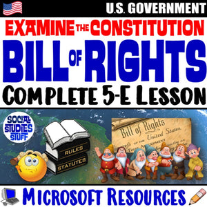 Examine the Bill of Rights 5-E Lesson | US Constitution Practice | Microsoft