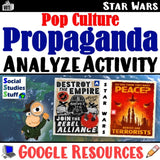 Google Star Wars Propaganda Analysis Activity Print and Digital