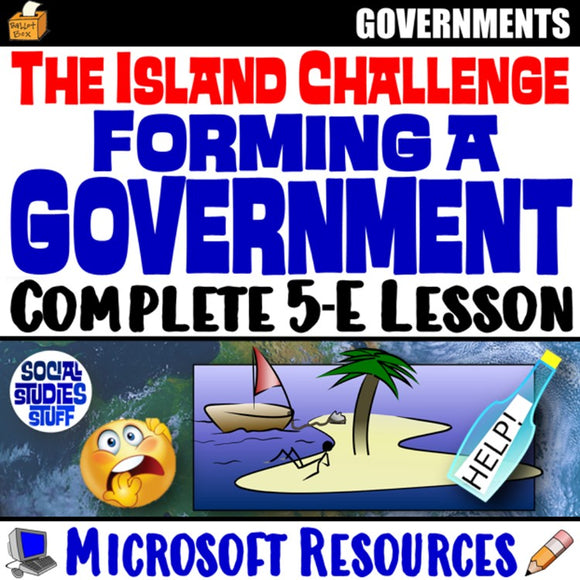 Challenges of Forming Governments Island Challenge Social Studies Stuff Lesson Resources