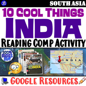 India Reading Comprehension Activity | 10 Cool Things About India | Google