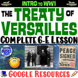 Digital WWI and Treaty of Versailles Effects of World War 1 Social Studies Stuff Google Lesson Resources