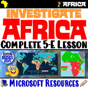 Africa Misconceptions and Maps Social Studies Stuff Geography Lesson Resources