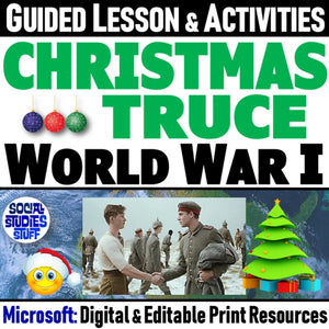 WWI Christmas Truce Holiday Lesson Social Studies Stuff Resources