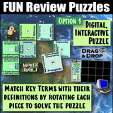 Digital World War 1 Vocabulary Puzzle WWI Review Activity Social Studies Stuff Google Lesson Resources