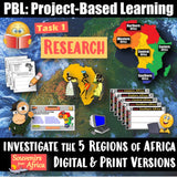 Digital Regions of Africa Research Project Souvenir Geography and Culture PBL Social Studies Stuff Google Lesson Resources