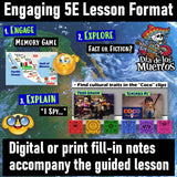 Dia de los Muertos Holiday Day of the Dead 5-E Lesson and Digital Google Activity Disney Pixar's Coco Social Studies Stuff Holidays