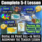 Types of Maps Map Skills Practice Social Studies Stuff Lesson Resources