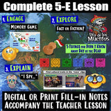 Dia de los Muertos Holiday Day of the Dead 5-E Lesson and Digital Google Activity Disney Pixar's Coco Social Studies Stuff Holidays