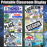 Five Themes of Geography Posters Social Studies Stuff 5 Themes Lesson Resources