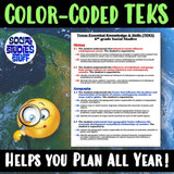 Social Studies Grade 6 TEKS Reference Guide Texas SS Standards World Cultures Lesson Resources