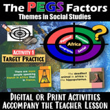 Africa PEGS Factors Social Studies Stuff Lesson Resources