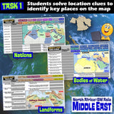 Geography of the Middle East Map Practice | SW Asia and North Africa | Microsoft