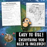 Africa Find It Worksheet Landforms &amp; Physical Map Practice Social Studies Stuff Lesson Resources