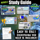 World Map Oceans and Continents Study Guide, Game, Tests Social Studies Stuff Lesson Resources