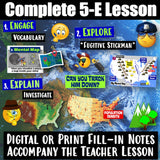 Digital US Geography & Locations United States Mental Map Social Studies Stuff Google USA Lesson Resources