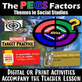 Digital Australia and Oceania PEGS Factors Social Studies Stuff Google Lesson Resources