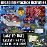 Dia de los Muertos Holiday Day of the Dead 5-E Lesson and Walk-Around Poster Activity Disney Pixar's Coco Social Studies Stuff Holidays