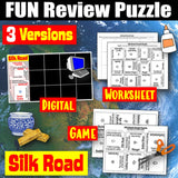 Silk Road Trade Route Game East Asia Social Studies Stuff Lesson Resources