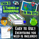 Digital Five Themes of Geography Classify Practice Activity Social Studies Stuff Google 5 Themes Lesson Resources