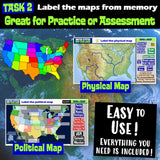 United States Map Practice Activities | Intro to US Geography | Google