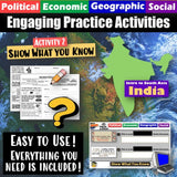 The PEGS Factors of India 5E Lesson | South Asia Practice Activities | Microsoft