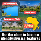 Africa Find It Worksheet Landforms &amp; Physical Map Practice Social Studies Stuff Lesson Resources