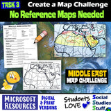 Geography of the Middle East Map Practice | SW Asia and North Africa | Microsoft