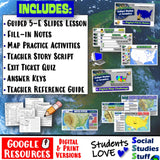 Digital US Geography & Locations United States Mental Map Social Studies Stuff Google USA Lesson Resources