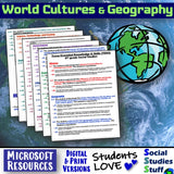 Social Studies Grade 6 TEKS Reference Guide Texas SS Standards World Cultures Lesson Resources