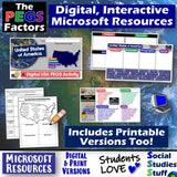 Intro to United States PEGS Factors Social Studies Stuff USA Lesson Resources