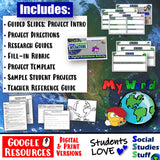 Digital My World Project & Rubric Culture and Geography PBL Social Studies Stuff Google Lesson Resources