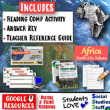 Digital Africa Ivory Wars Elephant Poaching Social Studies Stuff Google Lesson Resources Reading Comp Article