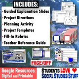 Face-Off Project and Rubric Limited vs Unlimited Governments Social Studies Stuff Lesson Resources