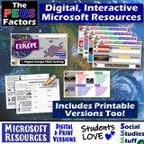 The PEGS Factors of Europe 5-E Lesson | Practice Activities and Game | Google