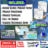 Create a Continent Project and Rubric Map Skills PBL Social Studies Stuff Lesson Resources