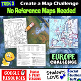 Digital Europe Map Practice Social Studies Stuff Google Lesson Resources