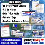 Veterans Day November 11 Lesson Social Studies Stuff Resources