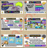 PEGS Factors of Australia 5-E Lesson | Oceania Practice Activities | Microsoft