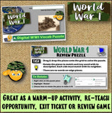 FUN World War 1 Review Puzzles | WWI Vocabulary Practice Activities | Google