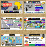 The PEGS Factors of Africa 5-E Lesson | Fun Practice Activities | Microsoft