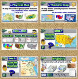 Types of Maps 5-E Lesson and WalkAround | Geography Skills Practice | Google