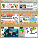 Africa Geography, Map Activities & Misconceptions Lesson - MS Digital Resources