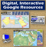 Middle East Map Activities | SW Asia North Africa | Print and Digital | Google