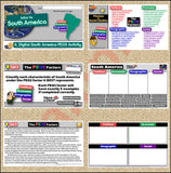 South America PEGS Factors Practice Activity and Worksheet | Microsoft