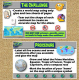 Create a Torn World Map Activity | FUN Continents and Oceans PBL | Google