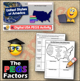 United States PEGS Factors Practice Activity and Worksheet | Microsoft