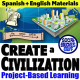 Create a Civilization Project - FUN Project Based Learning | English + Spanish