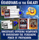 Google Guardians of the Galaxy Propaganda Analysis Activity Print and Digital