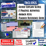 Digital Classify Limited and Unlimited Governments Practice Activity Social Studies Stuff Google Lesson Resources